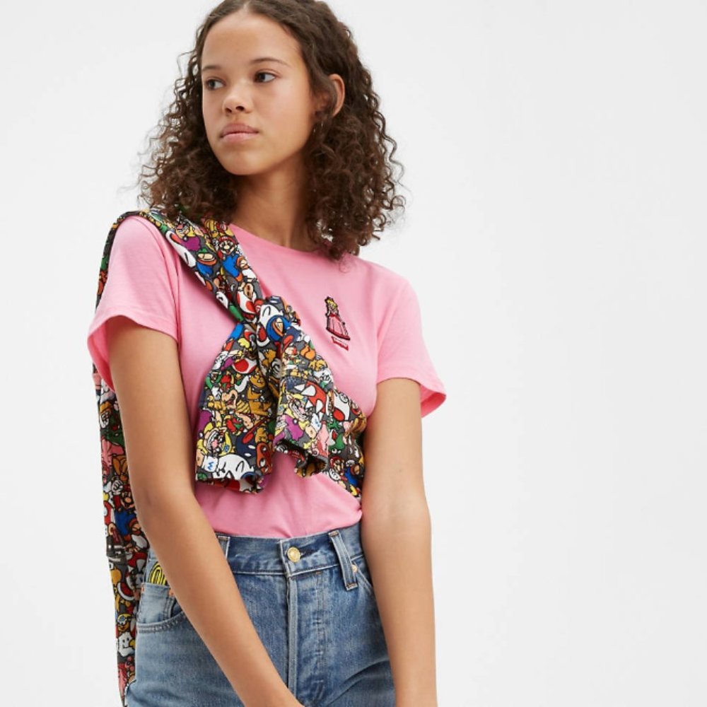 Levi's® x Super Mario Princess T Shirt EMBROIDERED - Picture 3 of 7